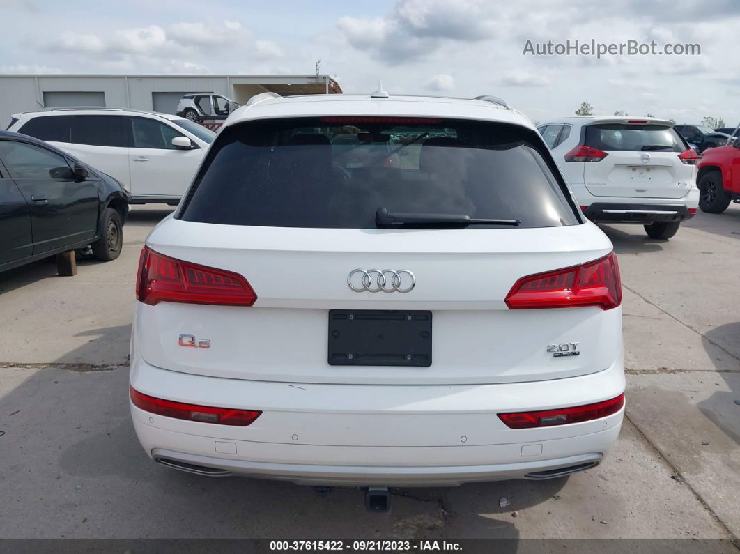 2018 Audi Q5 Premium Plus White vin: WA1BNAFY9J2190426