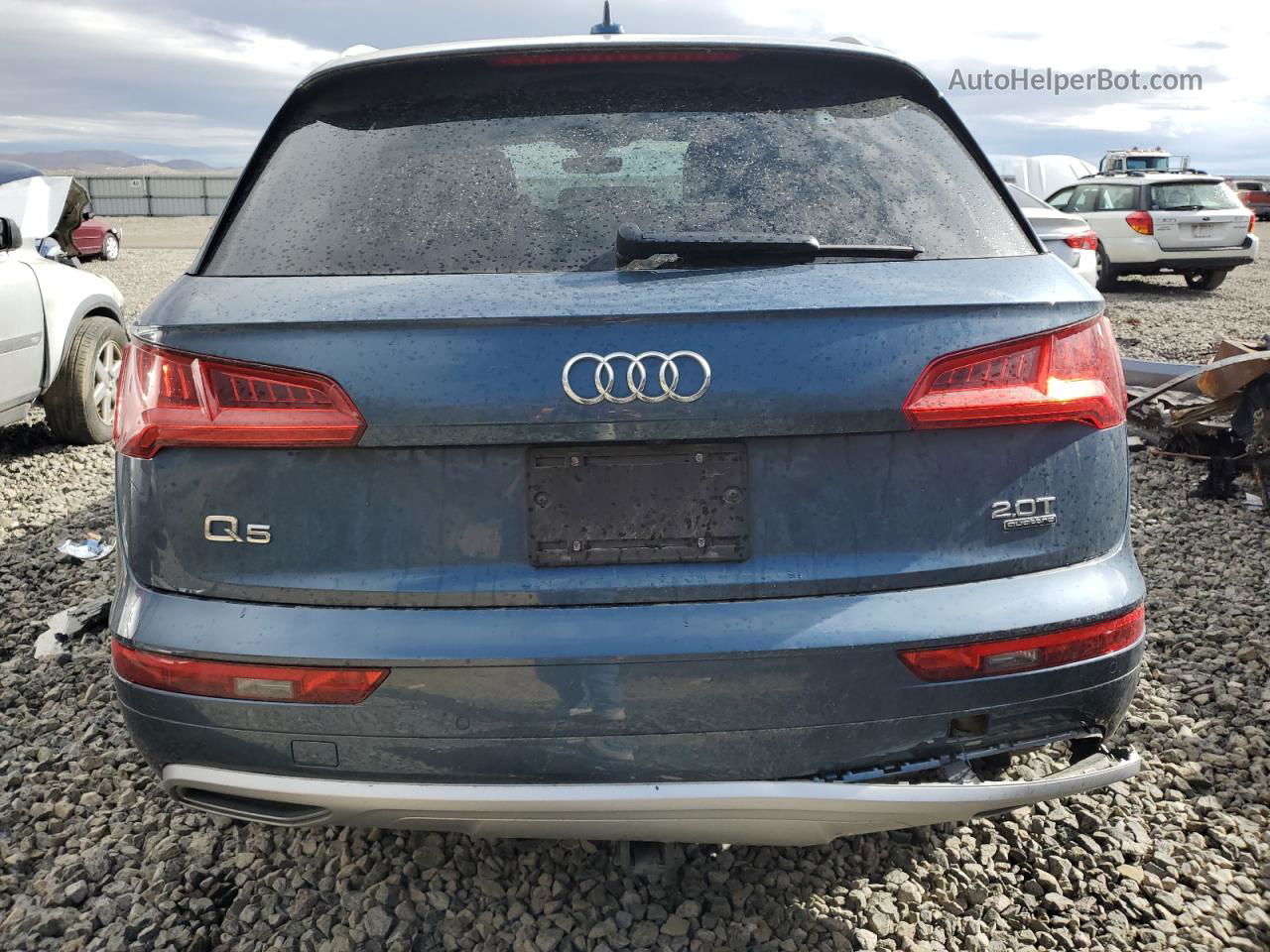 2018 Audi Q5 Premium Plus Синий vin: WA1BNAFY9J2198946