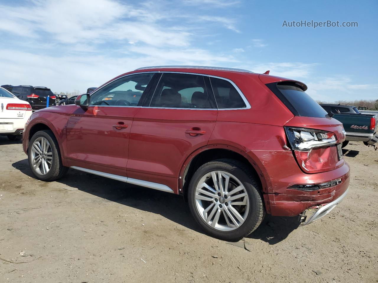 2018 Audi Q5 Premium Plus Red vin: WA1BNAFY9J2221223