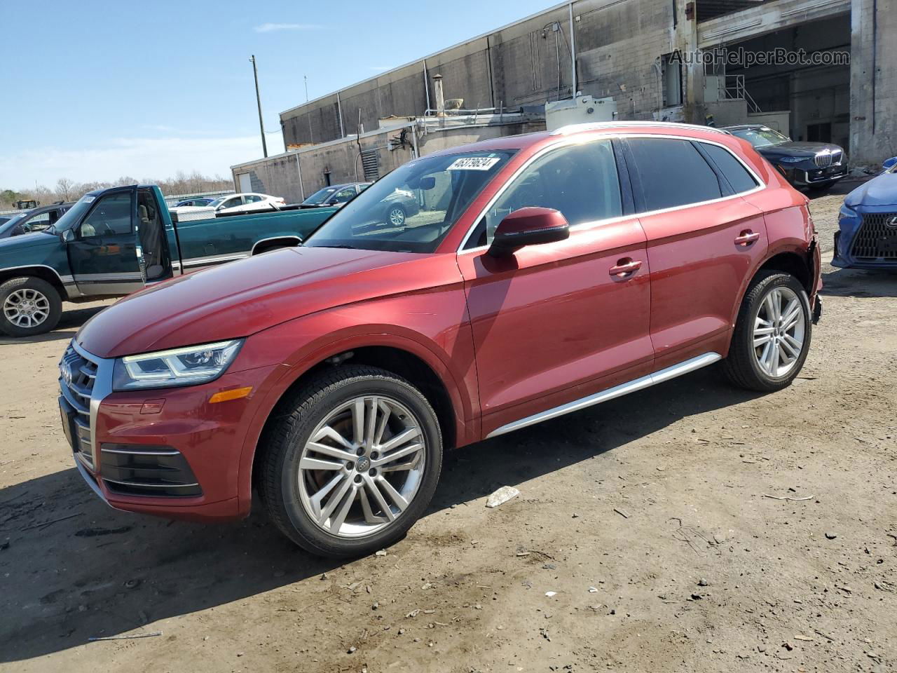 2018 Audi Q5 Premium Plus Red vin: WA1BNAFY9J2221223