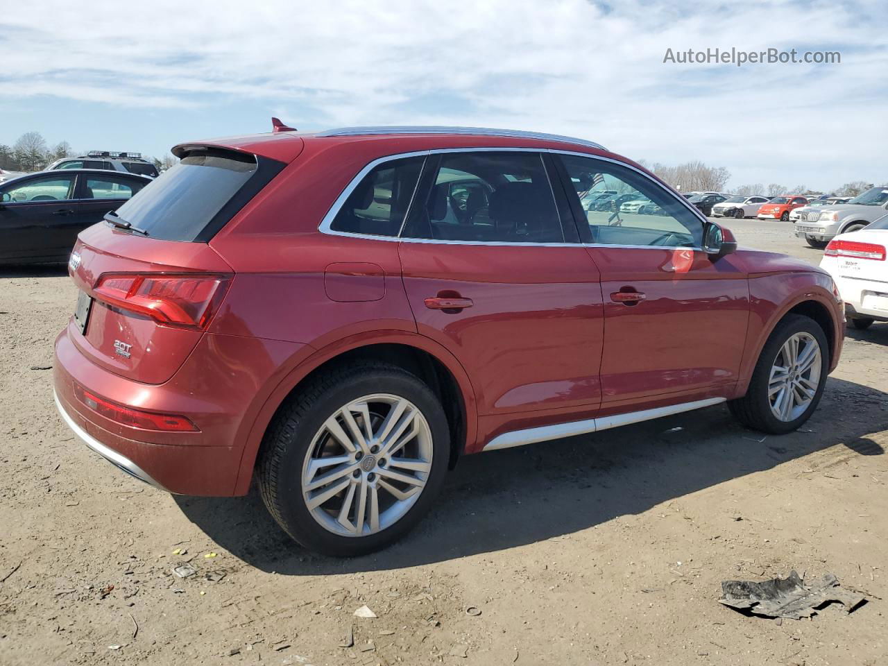 2018 Audi Q5 Premium Plus Red vin: WA1BNAFY9J2221223