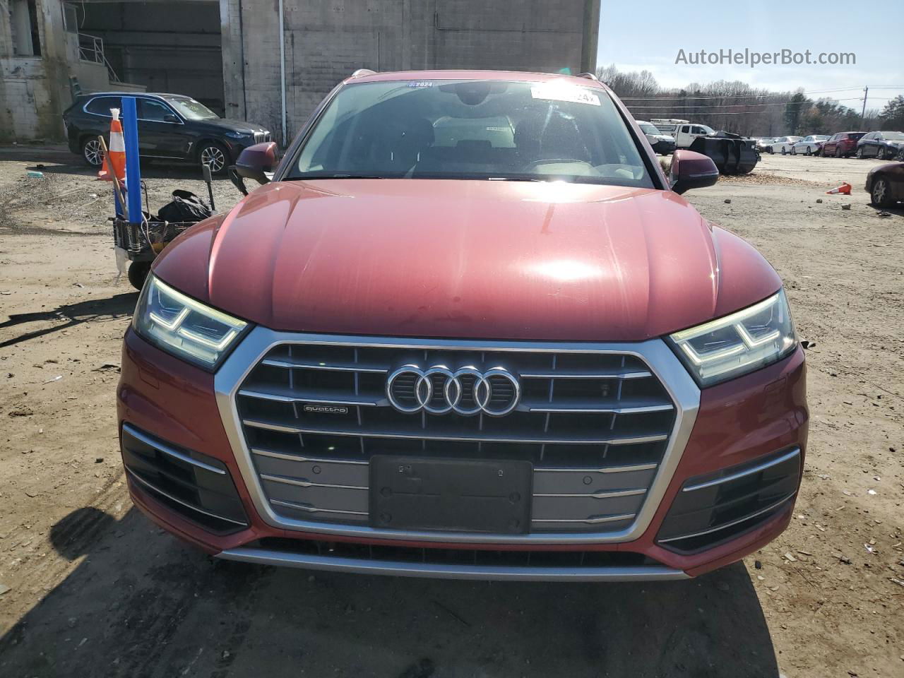 2018 Audi Q5 Premium Plus Red vin: WA1BNAFY9J2221223