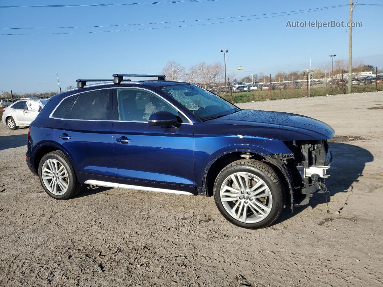 2018 Audi Q5 Premium Plus Blue vin: WA1BNAFY9J2237812