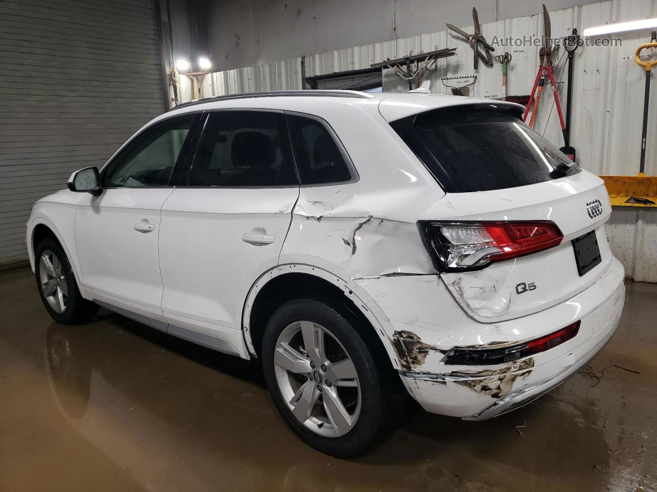 2018 Audi Q5 Premium Plus White vin: WA1BNAFY9J2241939