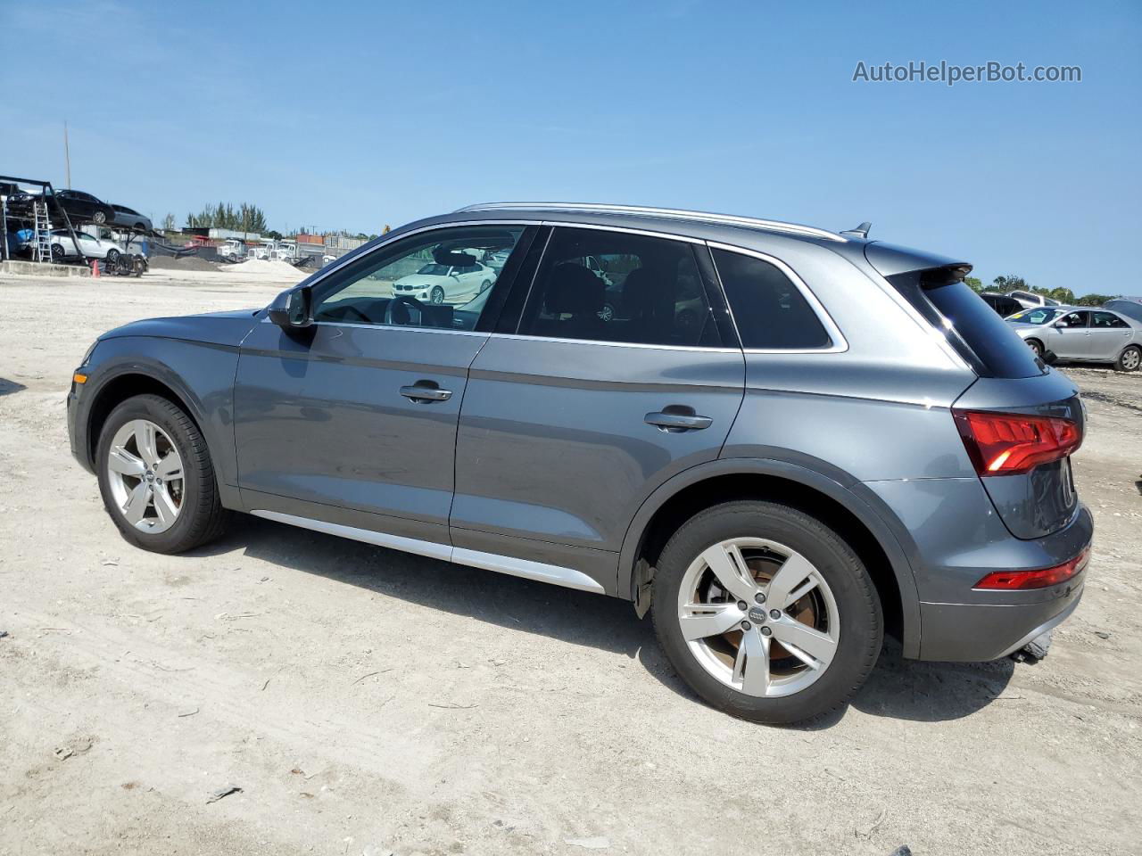 2018 Audi Q5 Premium Plus Gray vin: WA1BNAFYXJ2017921