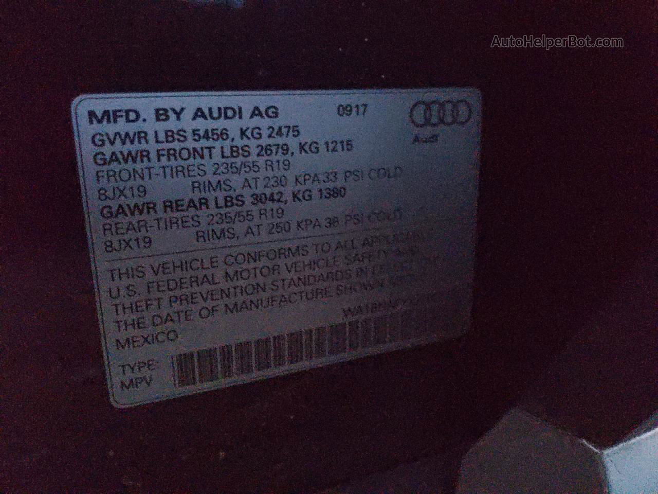 2018 Audi Q5 Premium Plus Black vin: WA1BNAFYXJ2060722