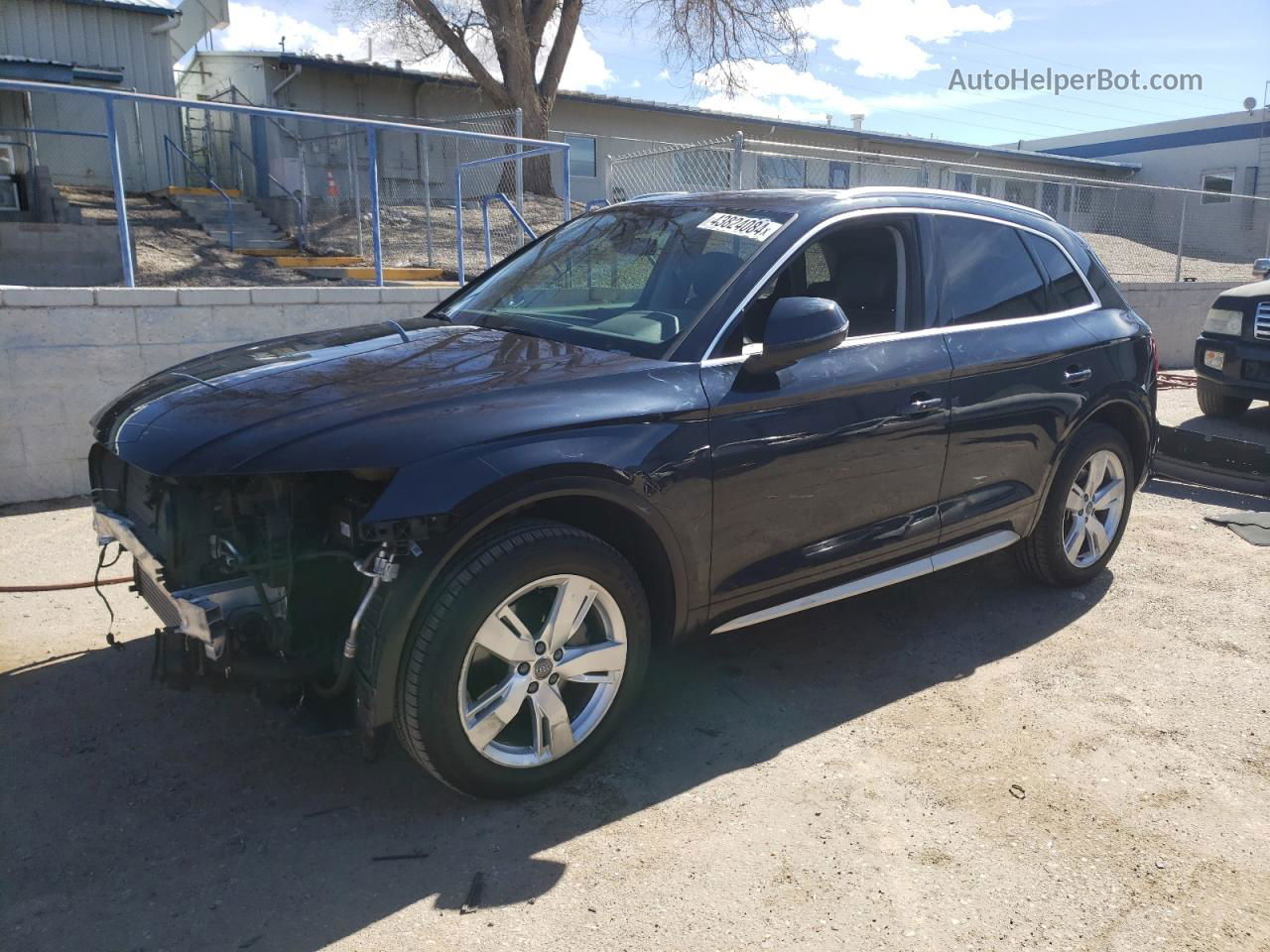 2018 Audi Q5 Premium Plus Синий vin: WA1BNAFYXJ2066875