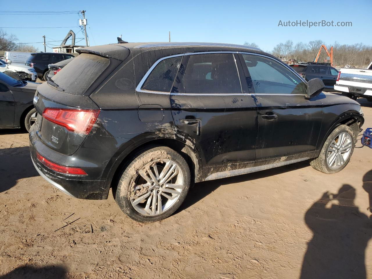 2018 Audi Q5 Premium Plus Черный vin: WA1BNAFYXJ2091792