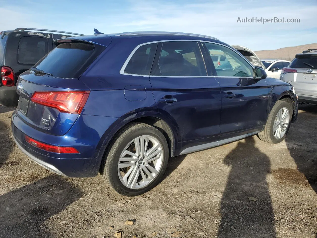 2018 Audi Q5 Premium Plus Blue vin: WA1BNAFYXJ2099567