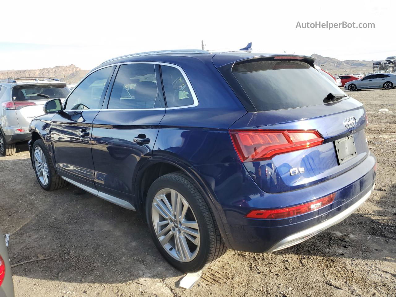 2018 Audi Q5 Premium Plus Blue vin: WA1BNAFYXJ2099567