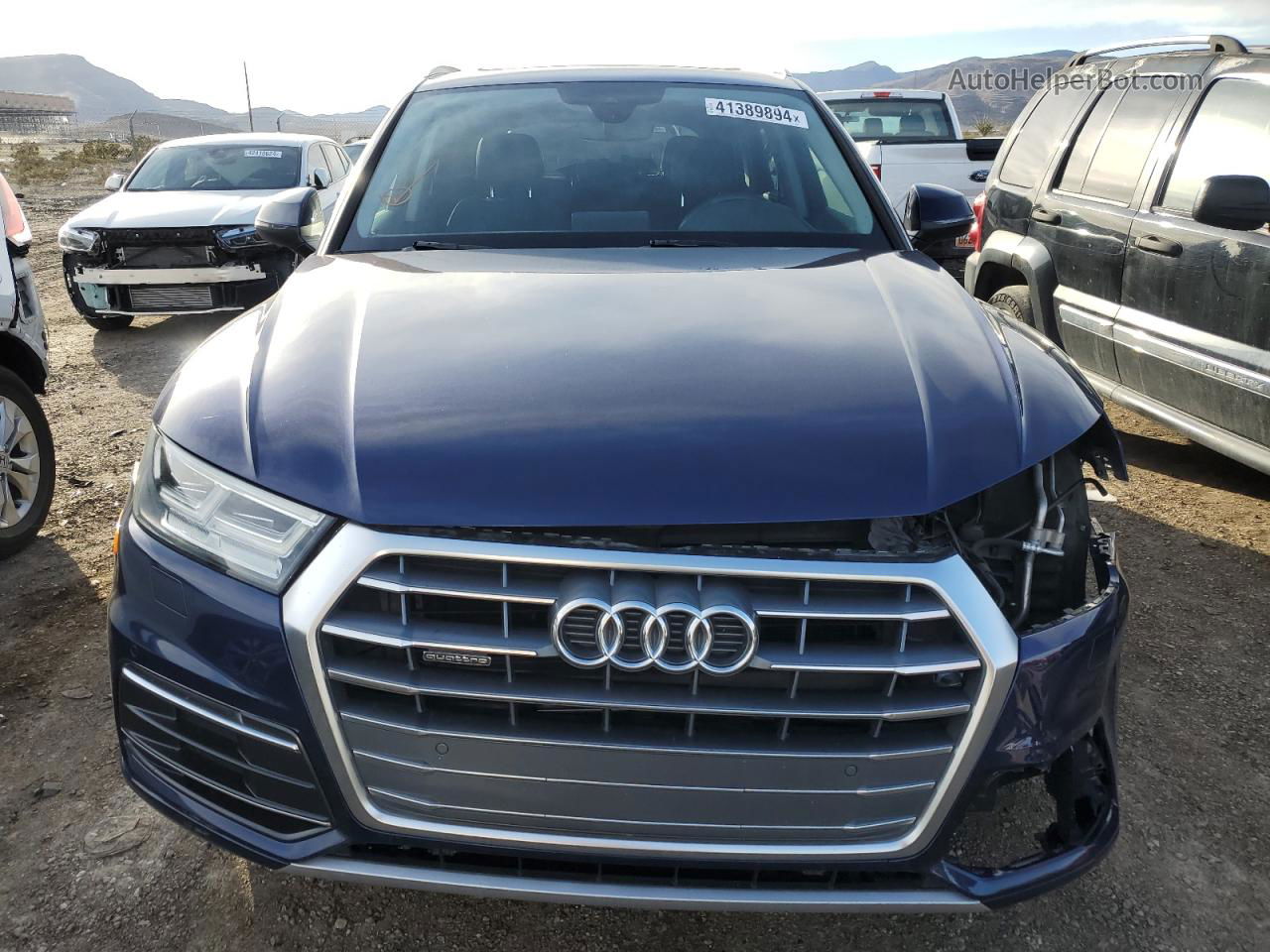 2018 Audi Q5 Premium Plus Blue vin: WA1BNAFYXJ2099567