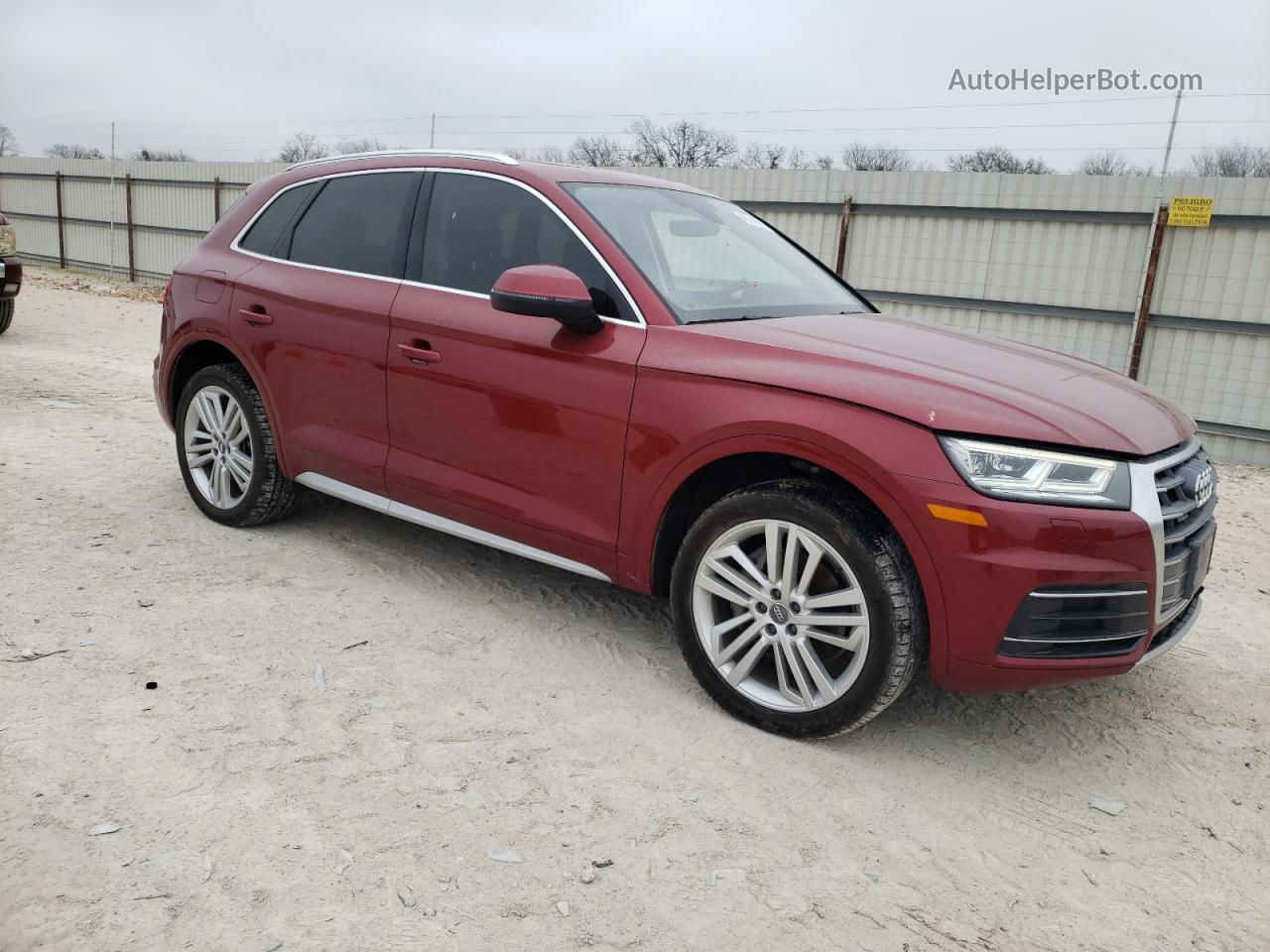 2018 Audi Q5 Premium Plus Red vin: WA1BNAFYXJ2103097