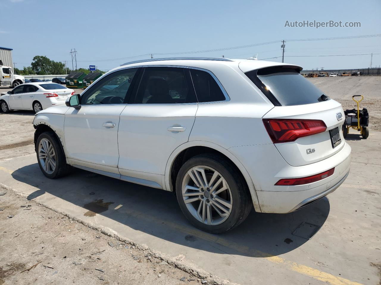 2018 Audi Q5 Premium Plus White vin: WA1BNAFYXJ2139579