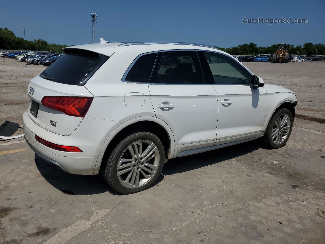 2018 Audi Q5 Premium Plus White vin: WA1BNAFYXJ2139579