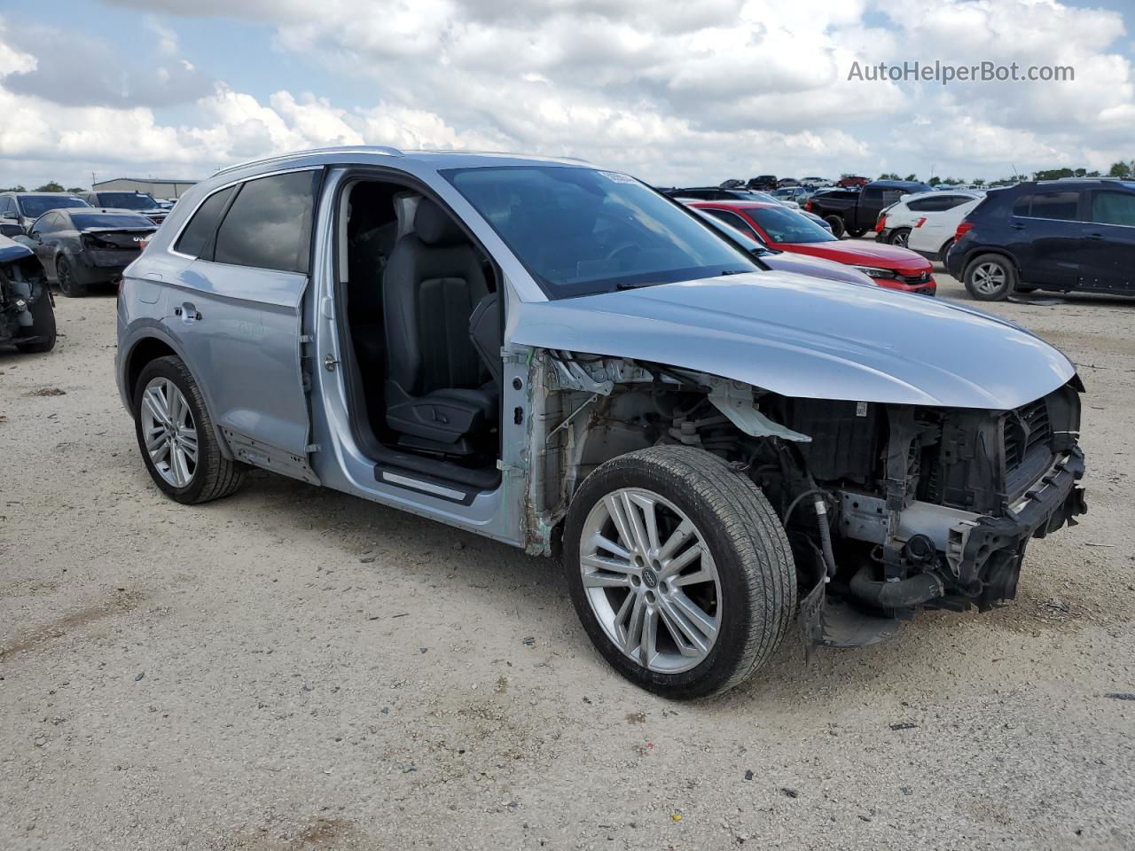 2018 Audi Q5 Premium Plus Silver vin: WA1BNAFYXJ2154583