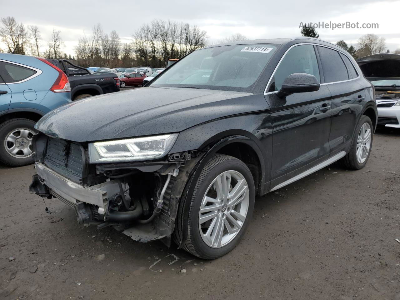 2018 Audi Q5 Premium Plus Black vin: WA1BNAFYXJ2196073