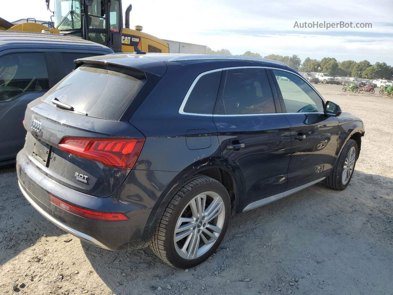 2018 Audi Q5 Premium Plus Синий vin: WA1BNAFYXJ2211803