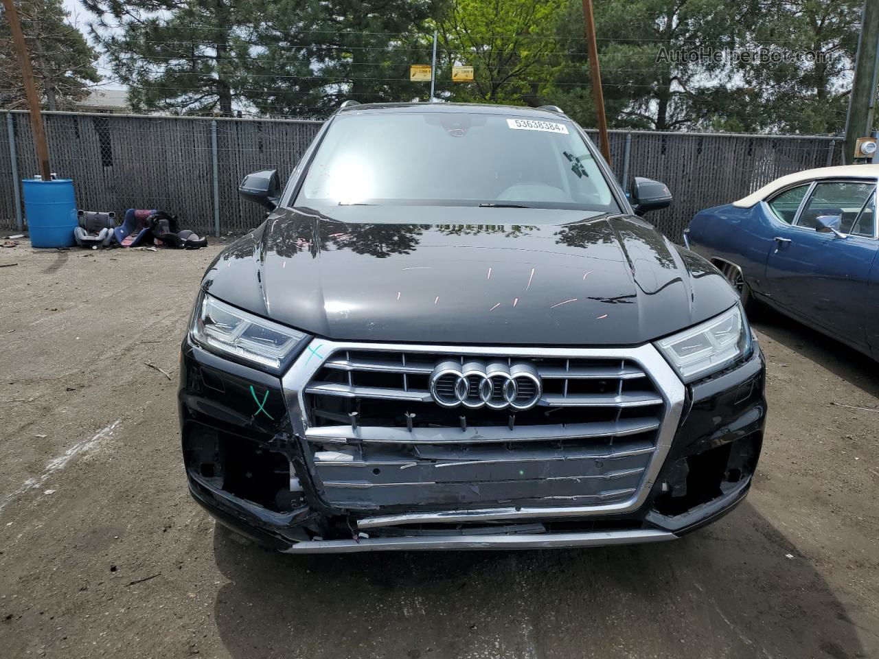 2018 Audi Q5 Premium Plus Черный vin: WA1BNBFYXJ2044977