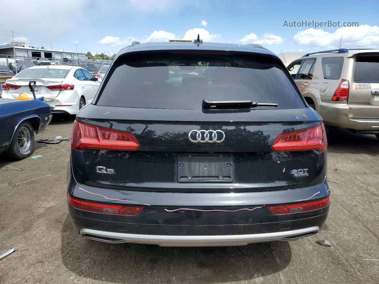 2018 Audi Q5 Premium Plus Черный vin: WA1BNBFYXJ2044977