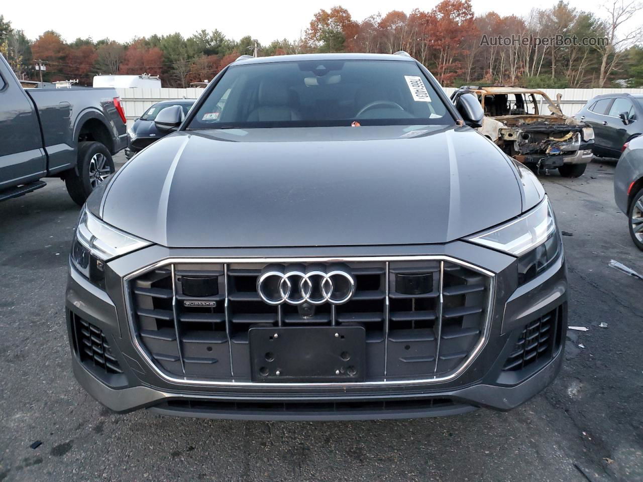 2020 Audi Q8 Premium Plus Gray vin: WA1BVAF10LD004430