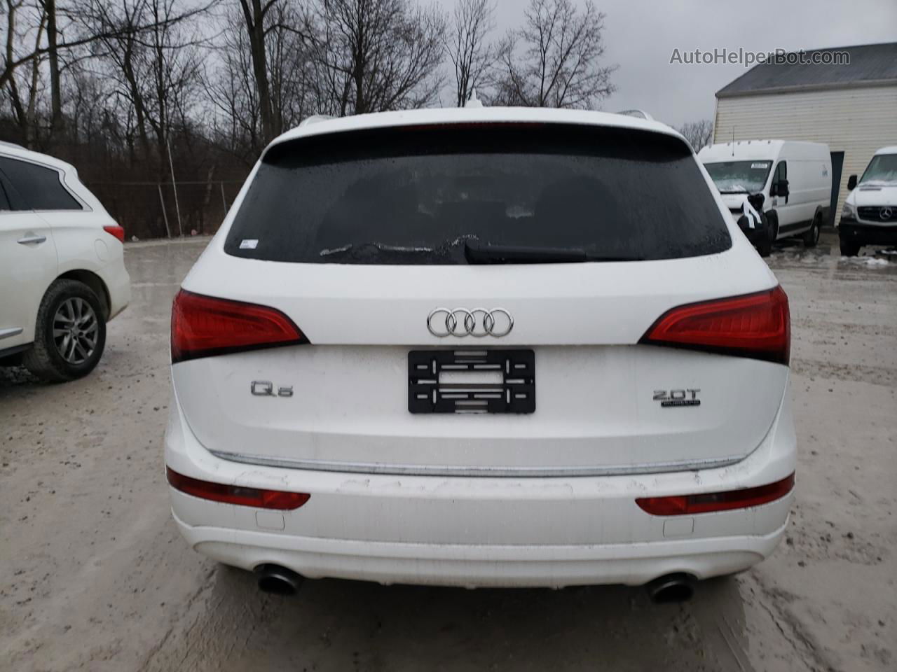 2016 Audi Q5 Premium Белый vin: WA1C2AFP0GA060036