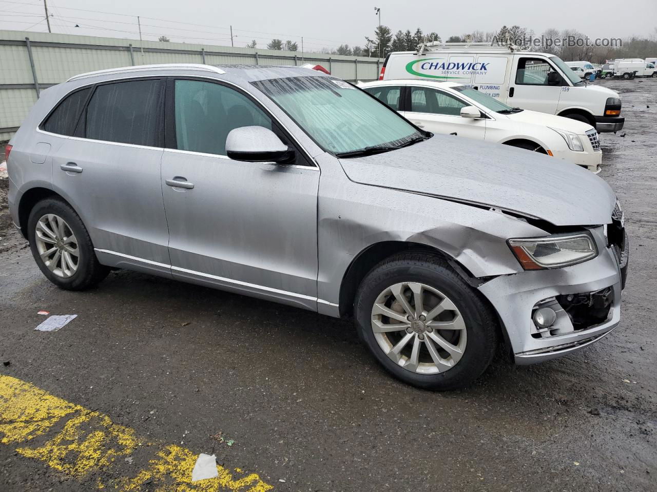 2016 Audi Q5 Premium Silver vin: WA1C2AFP2GA037180