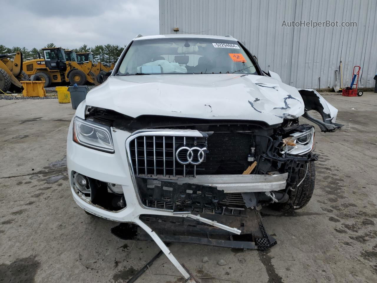 2016 Audi Q5 Premium White vin: WA1C2AFP3GA014961