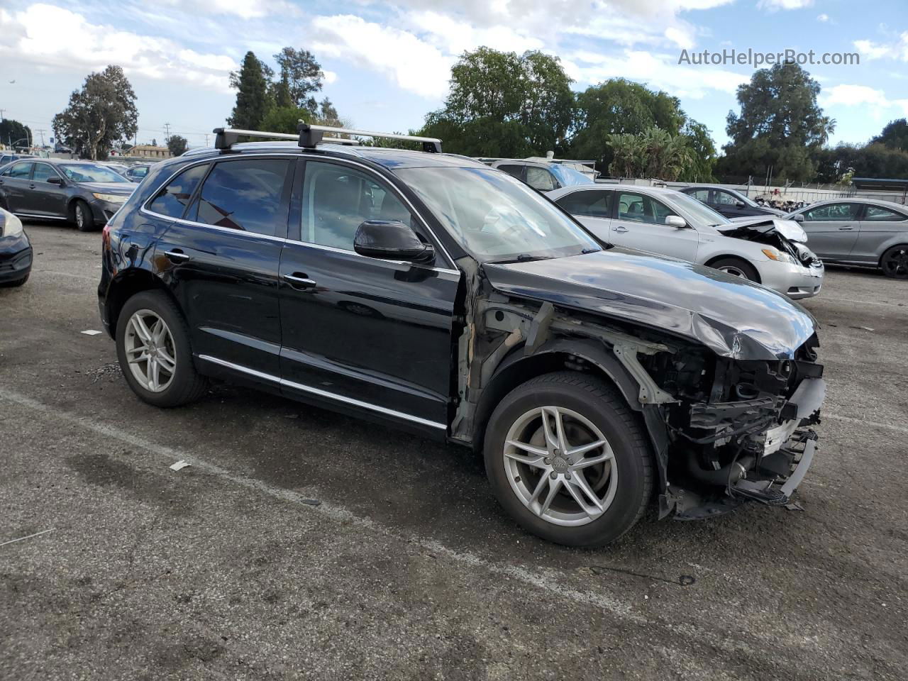 2016 Audi Q5 Premium Черный vin: WA1C2AFP4GA094478