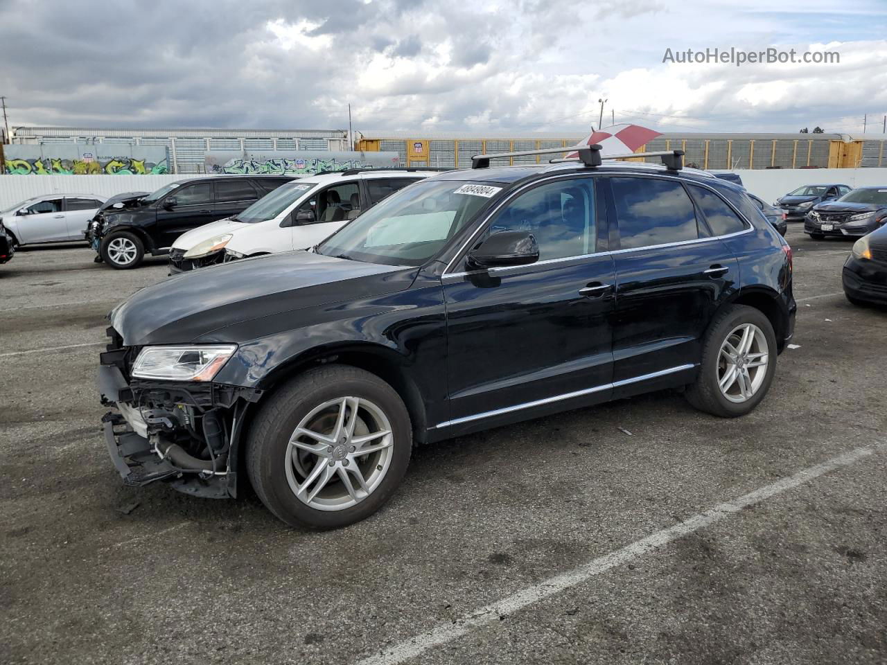 2016 Audi Q5 Premium Черный vin: WA1C2AFP4GA094478