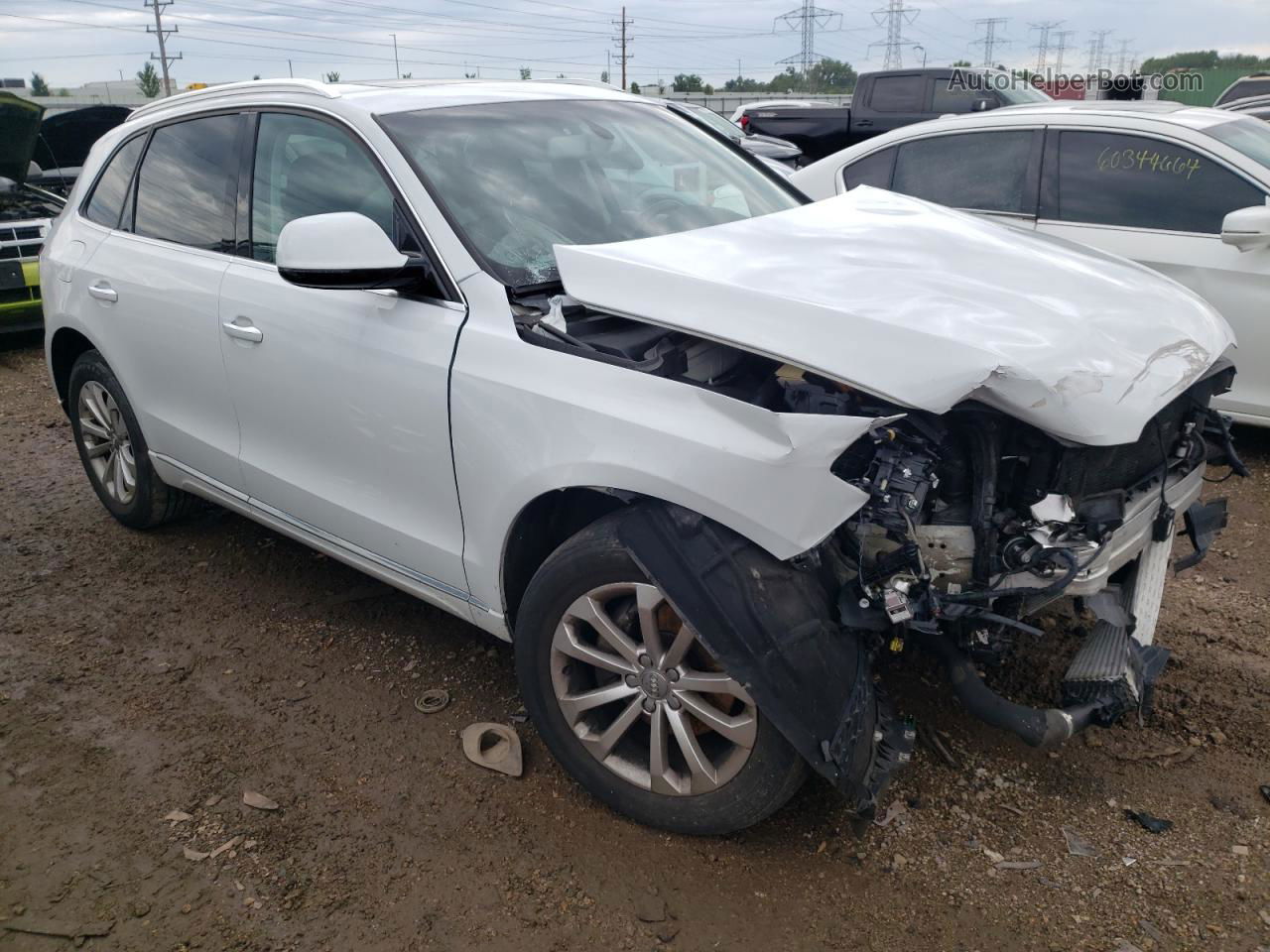 2016 Audi Q5 Premium White vin: WA1C2AFP5GA001726