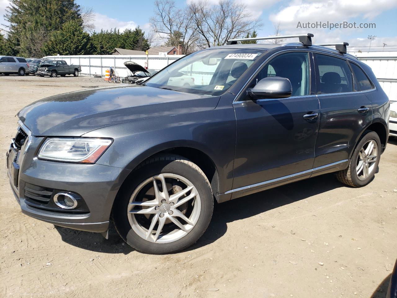 2016 Audi Q5 Premium Серый vin: WA1C2AFP6GA145057