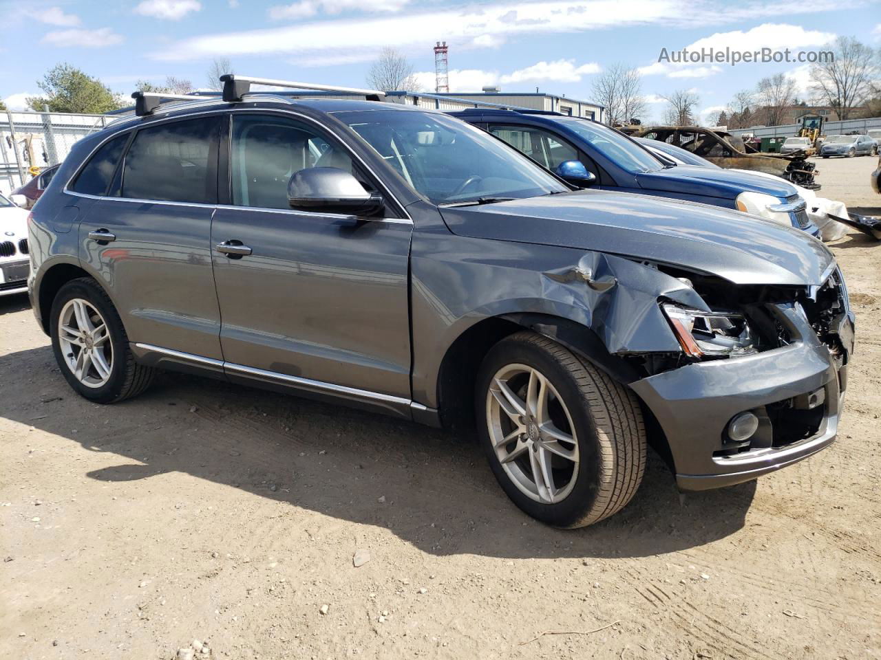 2016 Audi Q5 Premium Серый vin: WA1C2AFP6GA145057