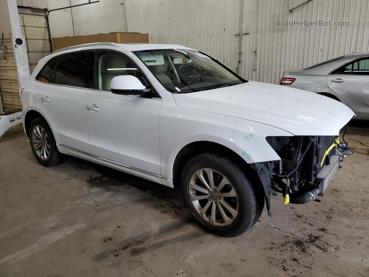 2016 Audi Q5 Premium White vin: WA1C2AFP7GA114044