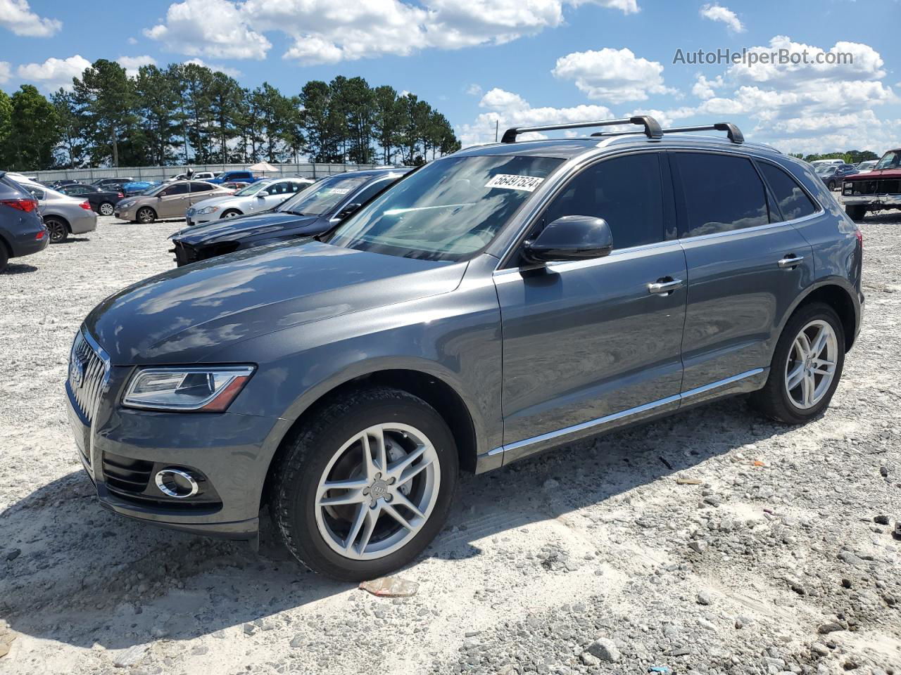 2016 Audi Q5 Premium Gray vin: WA1C2AFP8GA022117