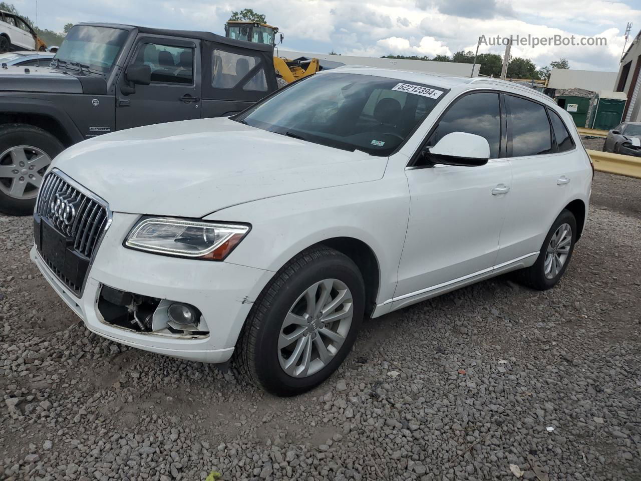 2016 Audi Q5 Premium White vin: WA1C2AFP8GA054890