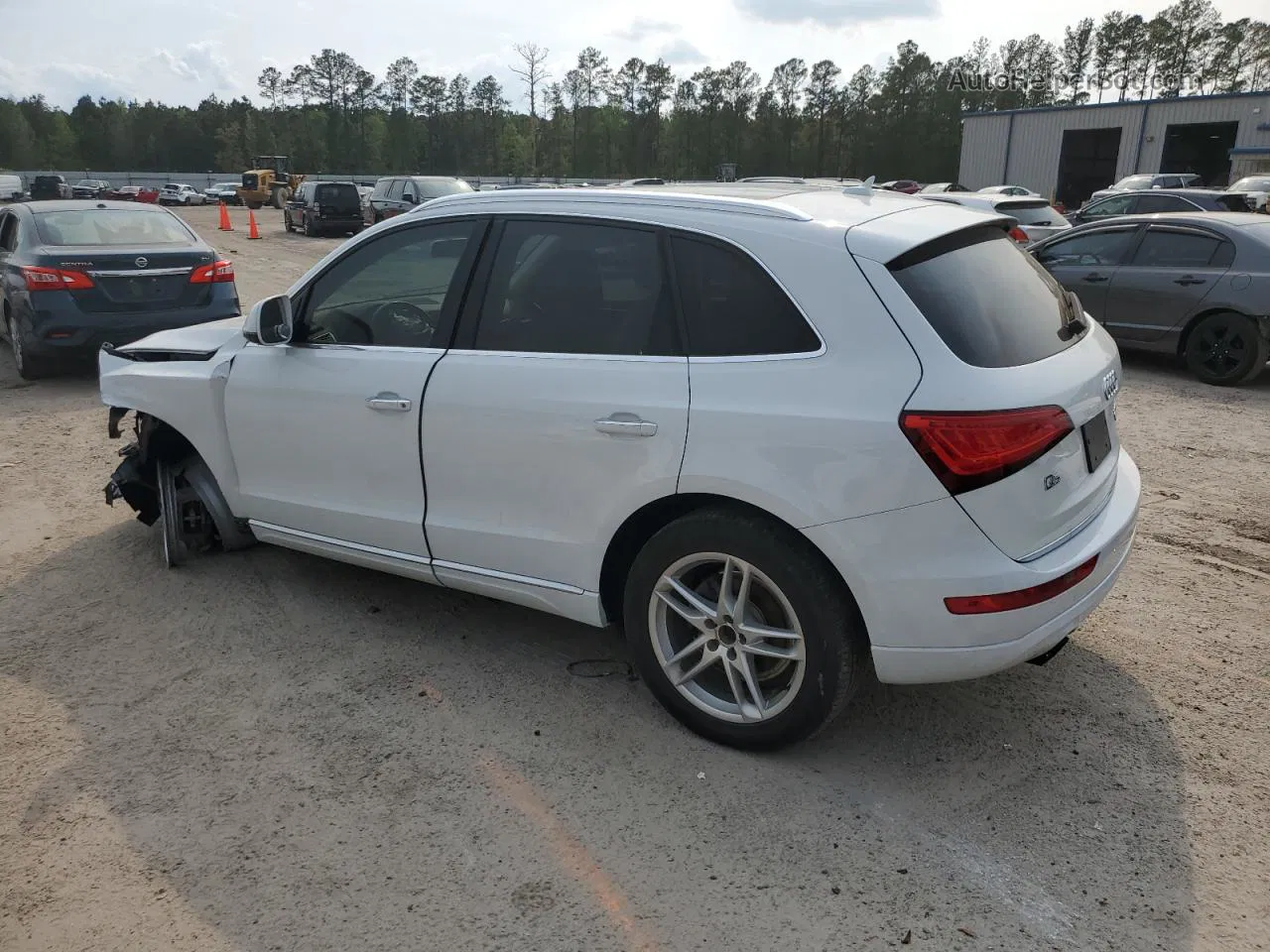 2016 Audi Q5 Premium White vin: WA1C2AFP8GA060253