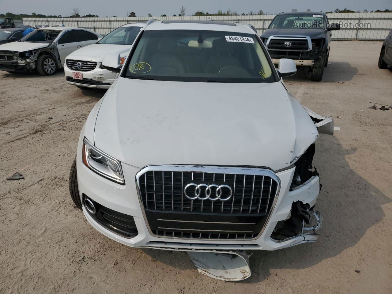 2016 Audi Q5 Premium White vin: WA1C2AFP8GA060253