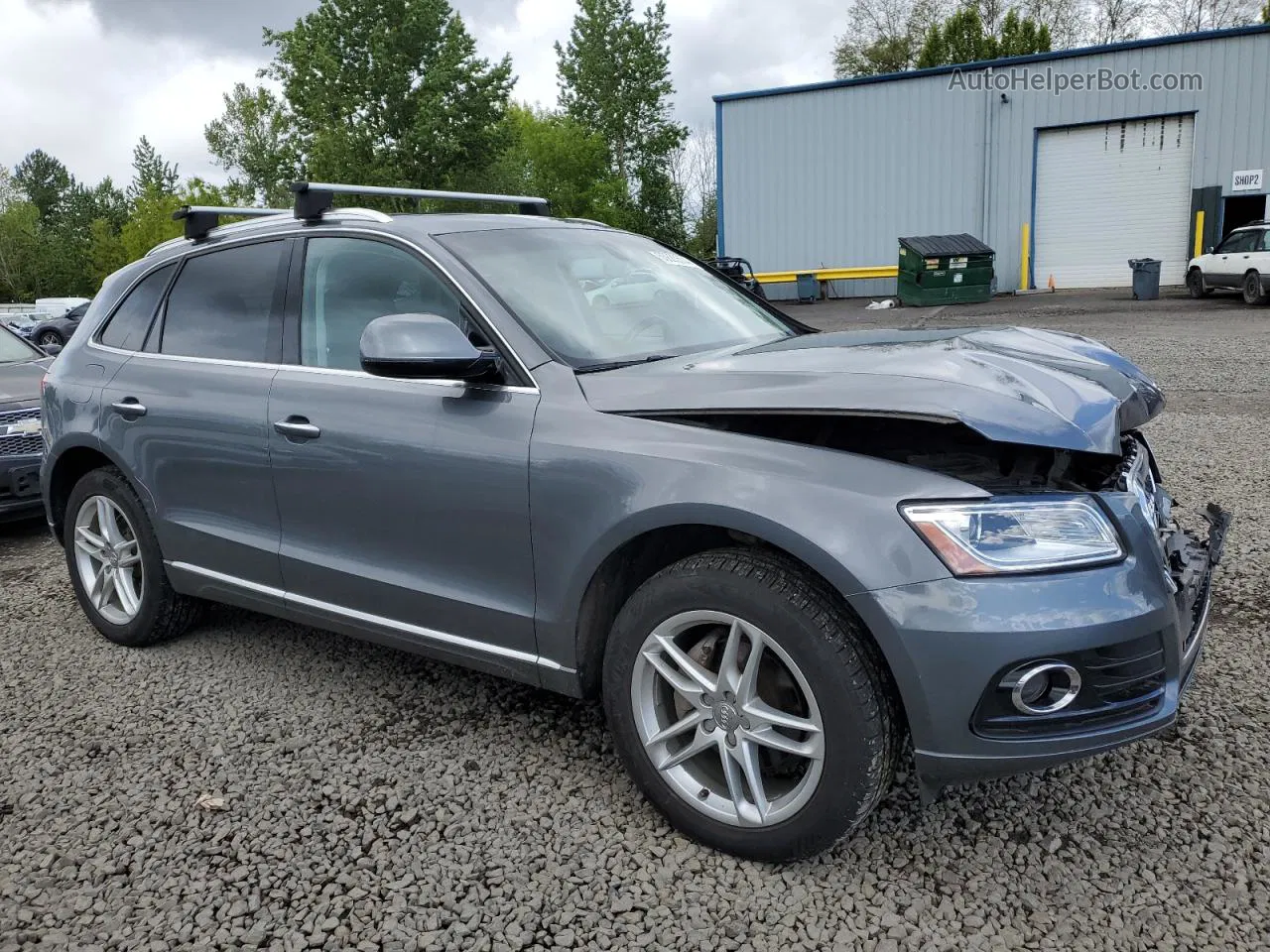 2016 Audi Q5 Premium Gray vin: WA1C2AFP9GA080091