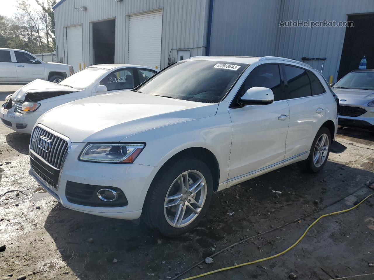 2016 Audi Q5 Premium White vin: WA1C2AFPXGA129735