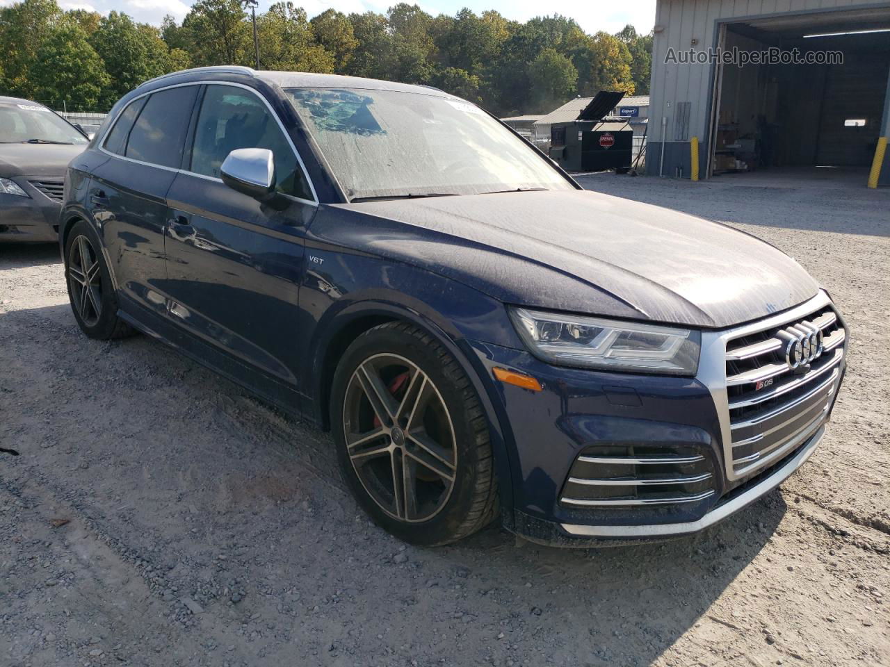 2018 Audi Sq5 Prestige Синий vin: WA1C4AFY0J2015229