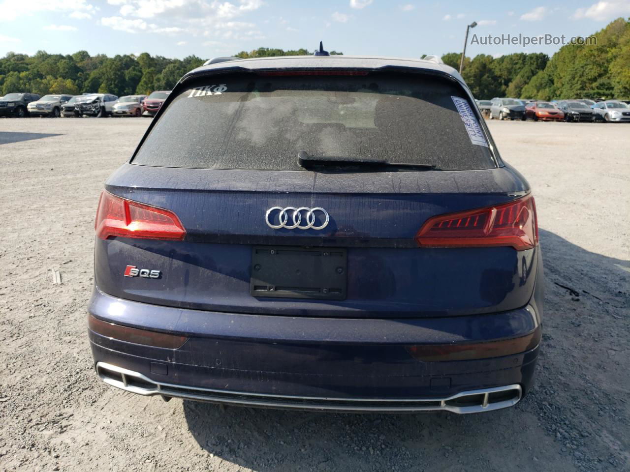 2018 Audi Sq5 Prestige Синий vin: WA1C4AFY0J2015229