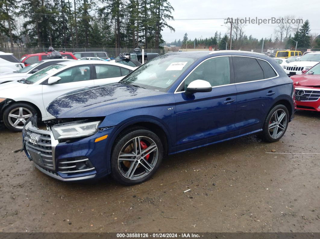 2018 Audi Sq5 3.0t Premium Plus Синий vin: WA1C4AFY0J2061028