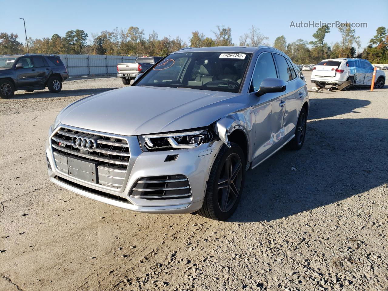 2018 Audi Sq5 Prestige Silver vin: WA1C4AFY0J2063409