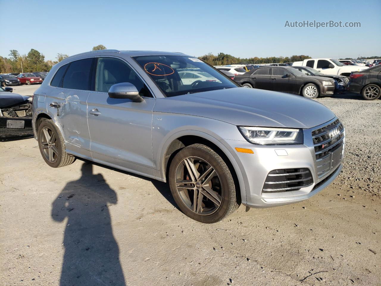 2018 Audi Sq5 Prestige Silver vin: WA1C4AFY0J2063409