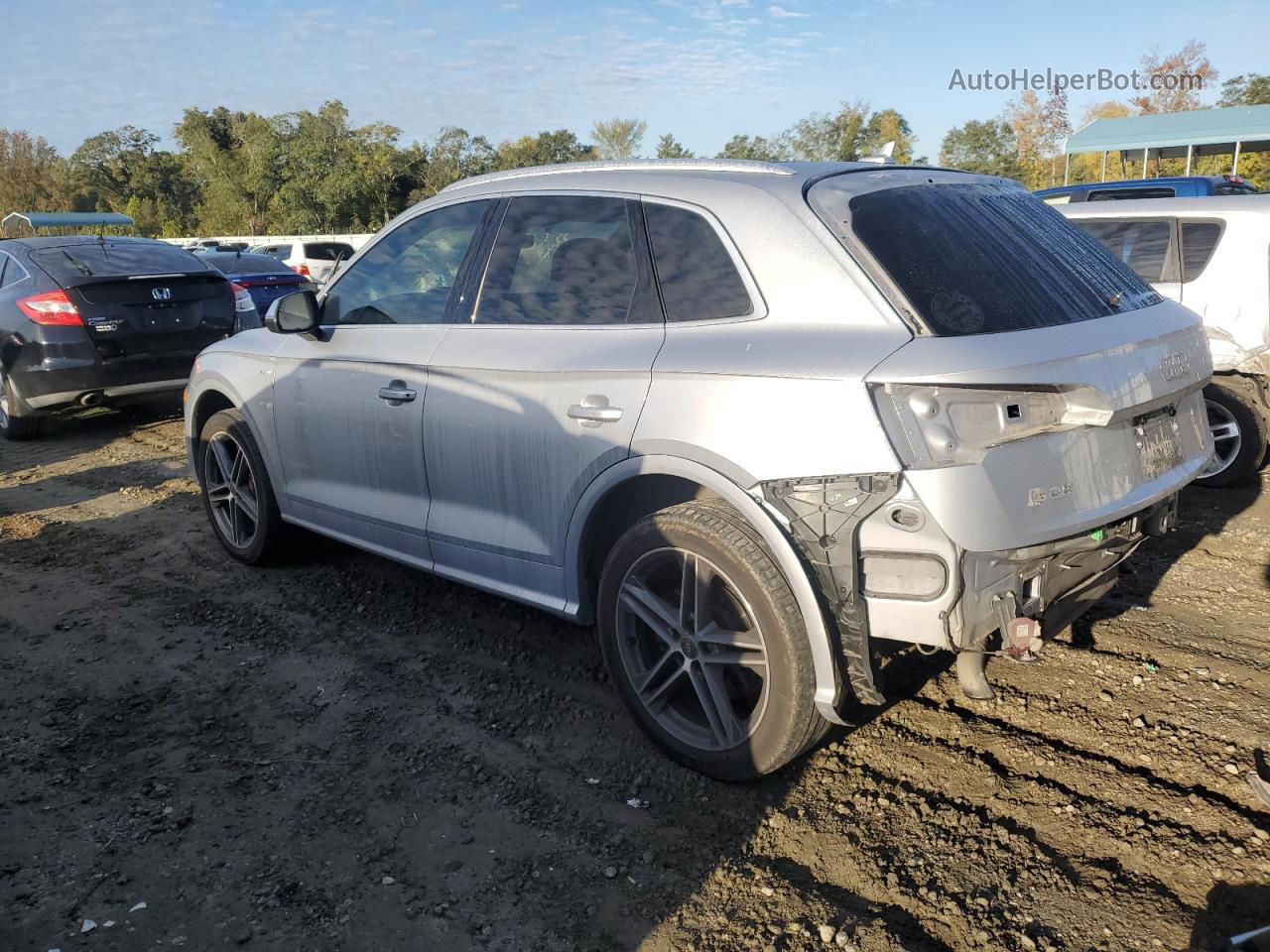 2018 Audi Sq5 Prestige Silver vin: WA1C4AFY1J2022156