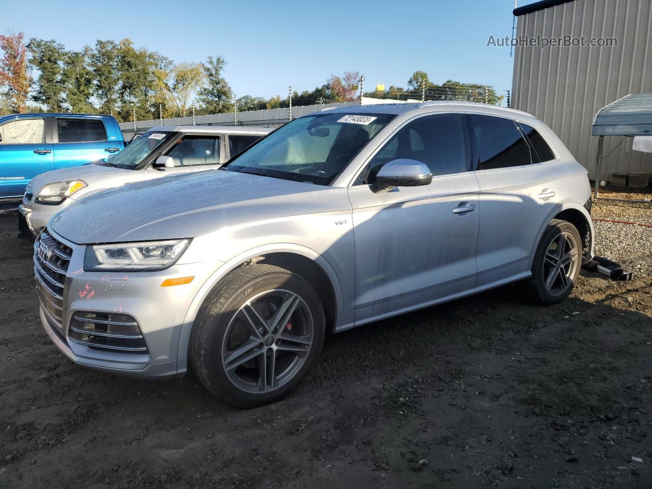 2018 Audi Sq5 Prestige Silver vin: WA1C4AFY1J2022156