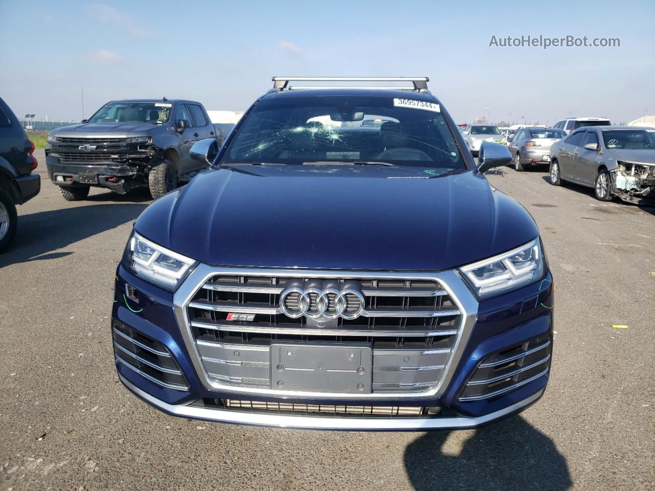 2018 Audi Sq5 Prestige Blue vin: WA1C4AFY1J2129868