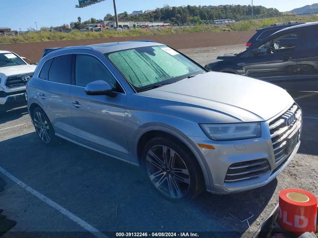 2018 Audi Sq5 3.0t Premium Plus Серебряный vin: WA1C4AFY2J2026510