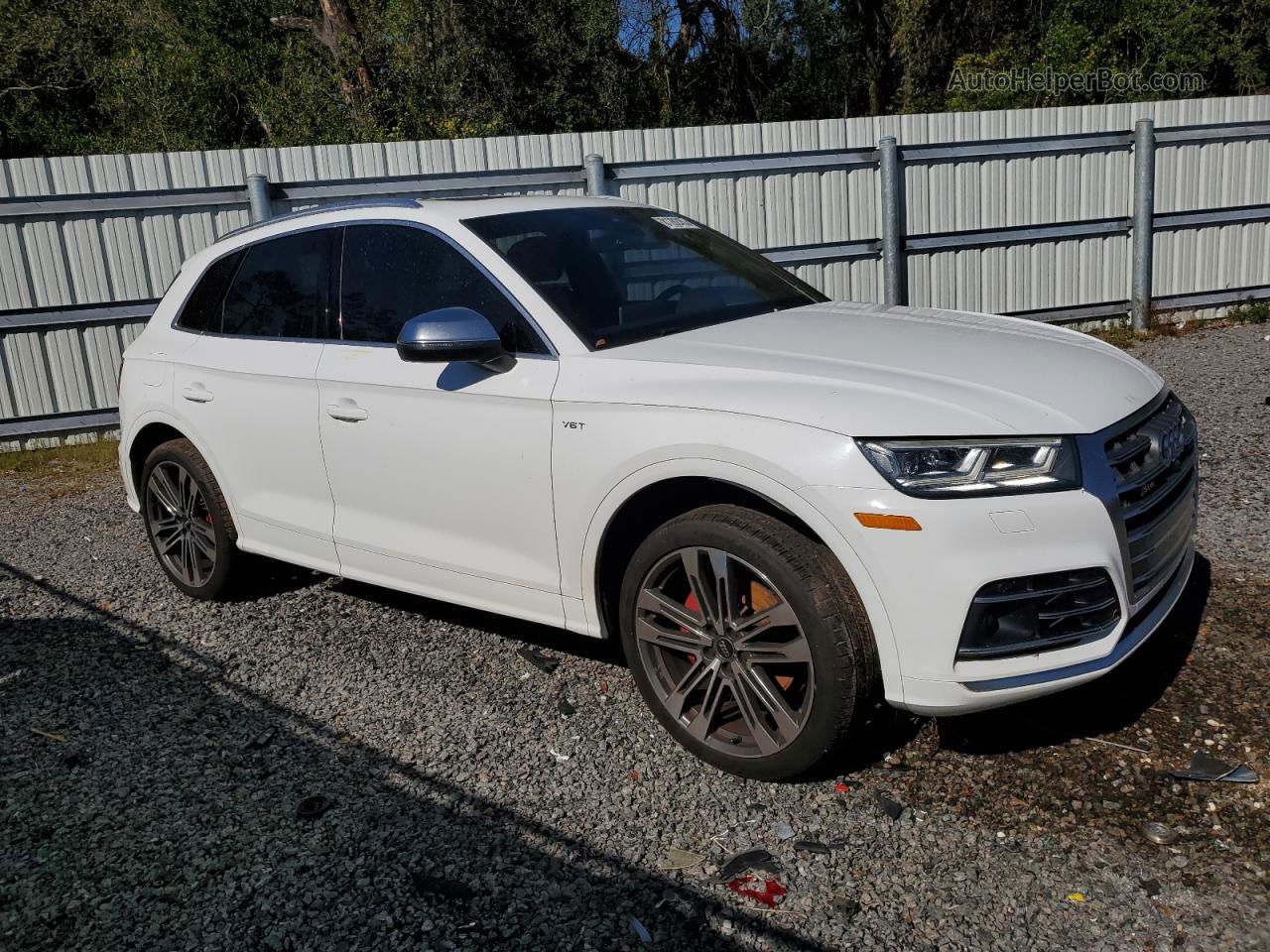 2018 Audi Sq5 Prestige White vin: WA1C4AFY2J2132438