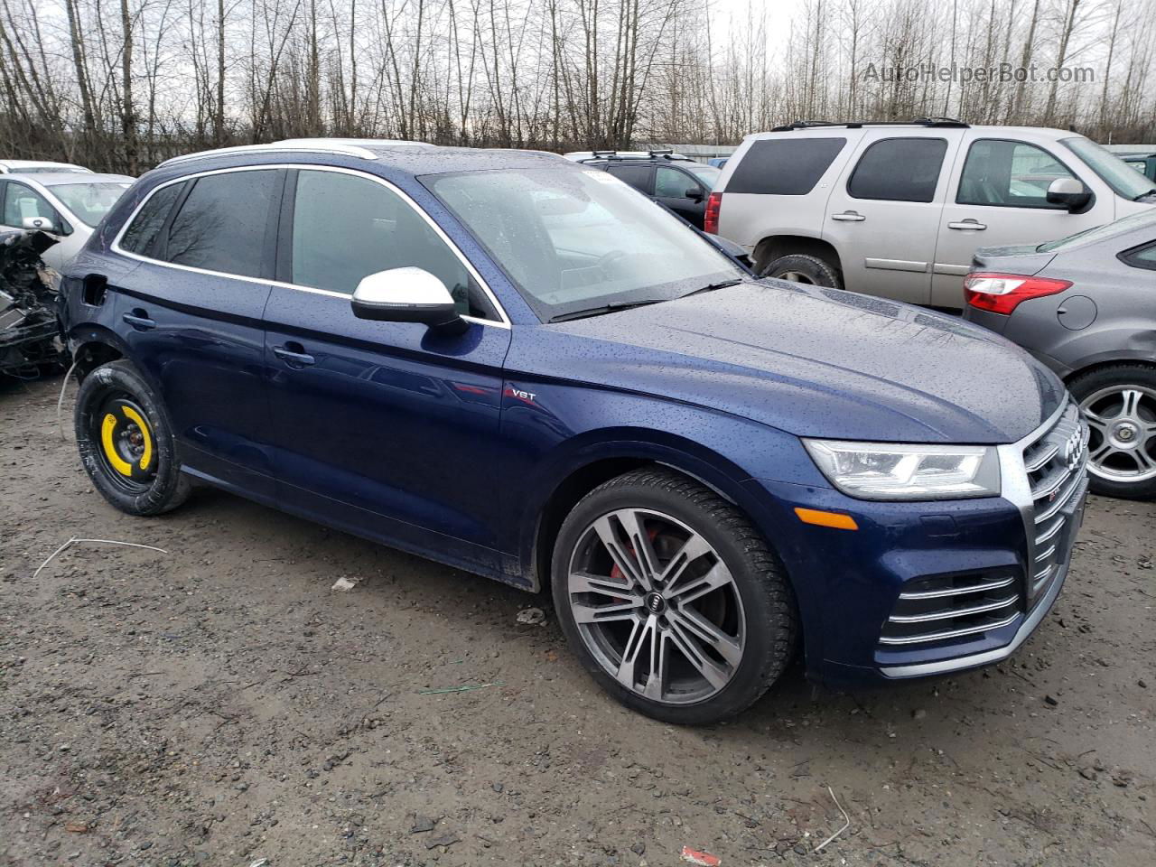 2018 Audi Sq5 Prestige Blue vin: WA1C4AFY3J2083301